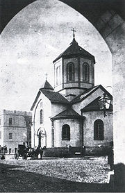 Николаевский собор в крепости, возле Шемахинских ворот (ныне Гоша гапы).