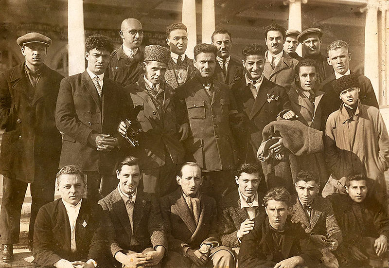 Сборные команды Азербайджана и Турции по боксу.(1928)